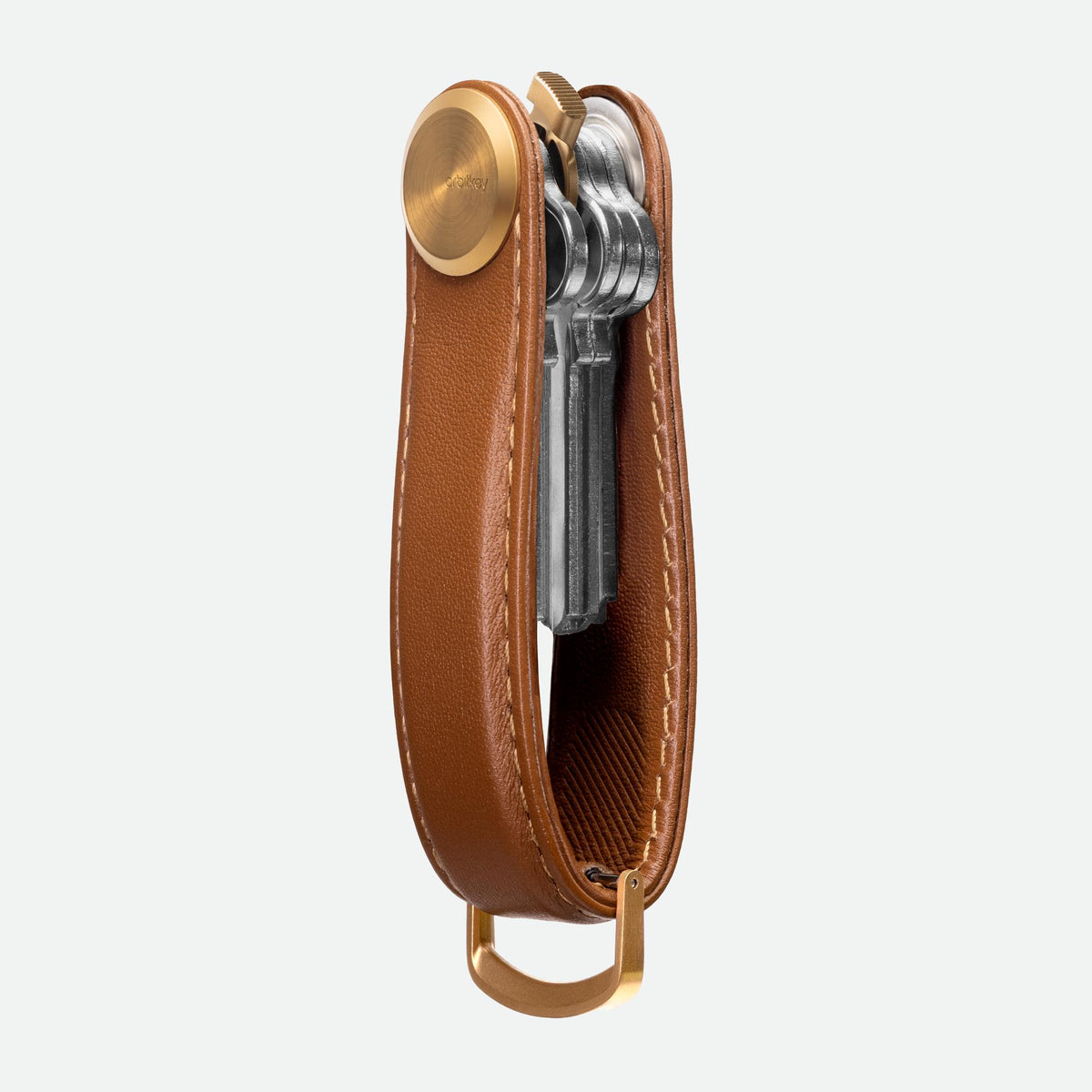Orbitkey Key Organiser Pro Leather - Cedar