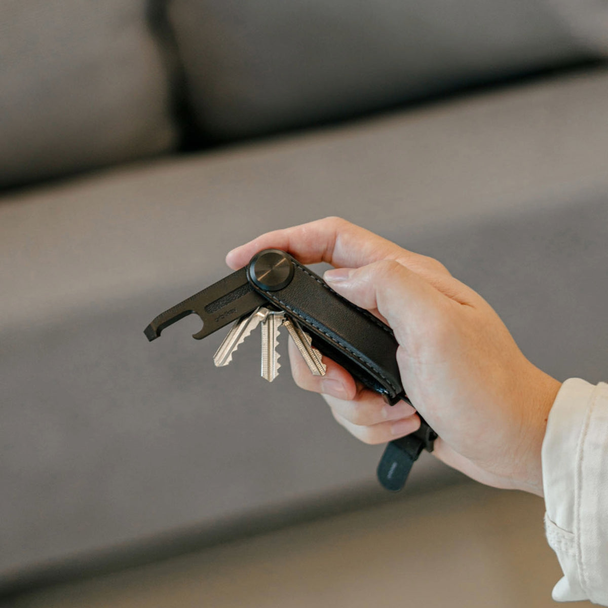 Orbitkey Key Organiser Pro Leather - Blackout