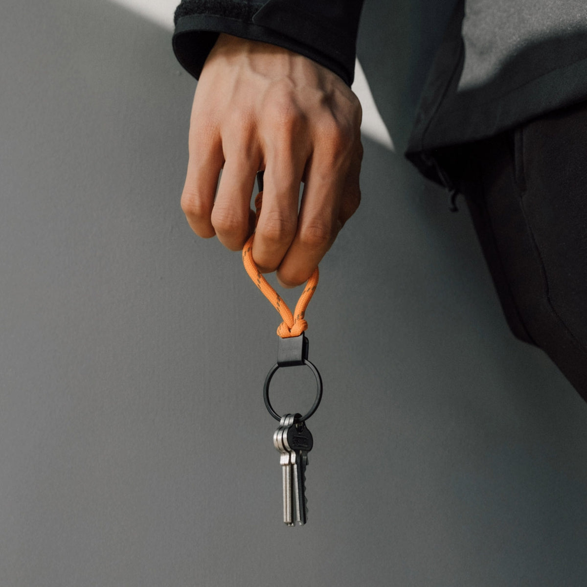 Orbitkey Urban Loop Keychain - Tangerine