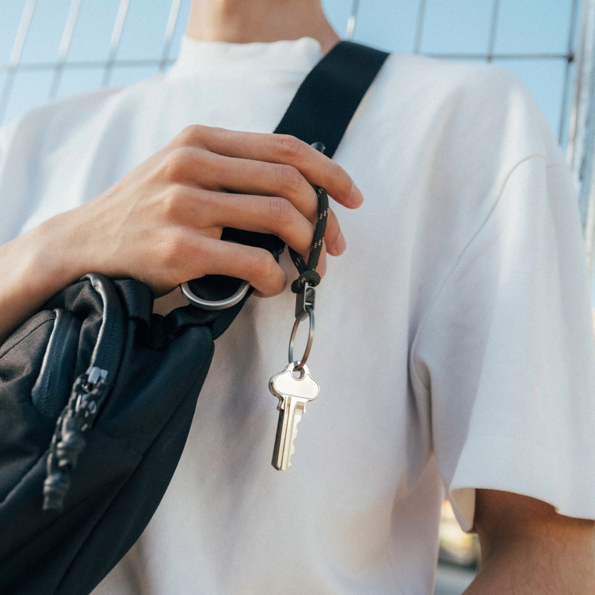 Orbitkey Urban Loop Keychain - Olive