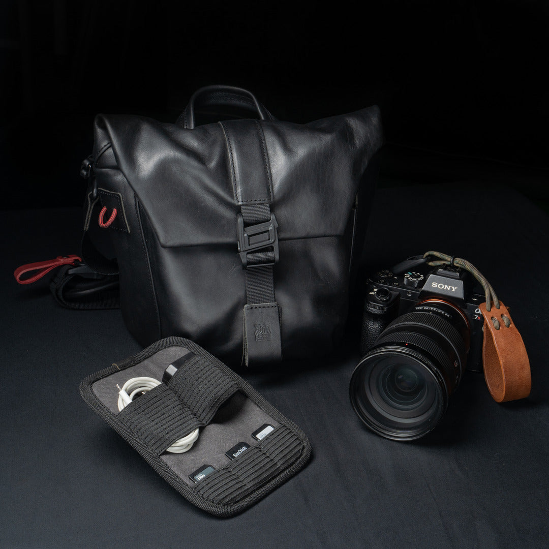 Wotancraft “Pilot” Leather Travel Camera Bag 3.5L Upgraded