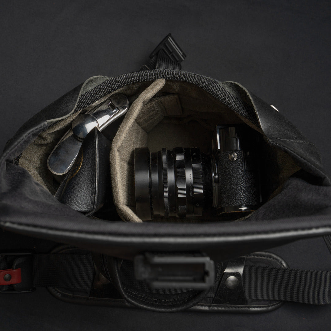 Wotancraft “Pilot” Leather Travel Camera Bag 3.5L Upgraded