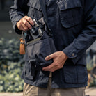 "Pilot" Travel Camera Bag 2L Upgraded - Black Canvas