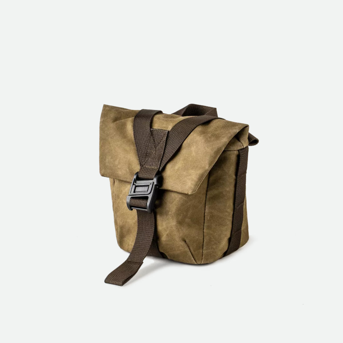 "Pilot" Travel Camera Bag 2L Upgraded - Khaki Brown Canvas - Hero Image