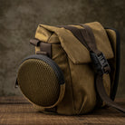 "Pilot" Travel Camera Bag 2L Upgraded - Khaki Brown Canvas