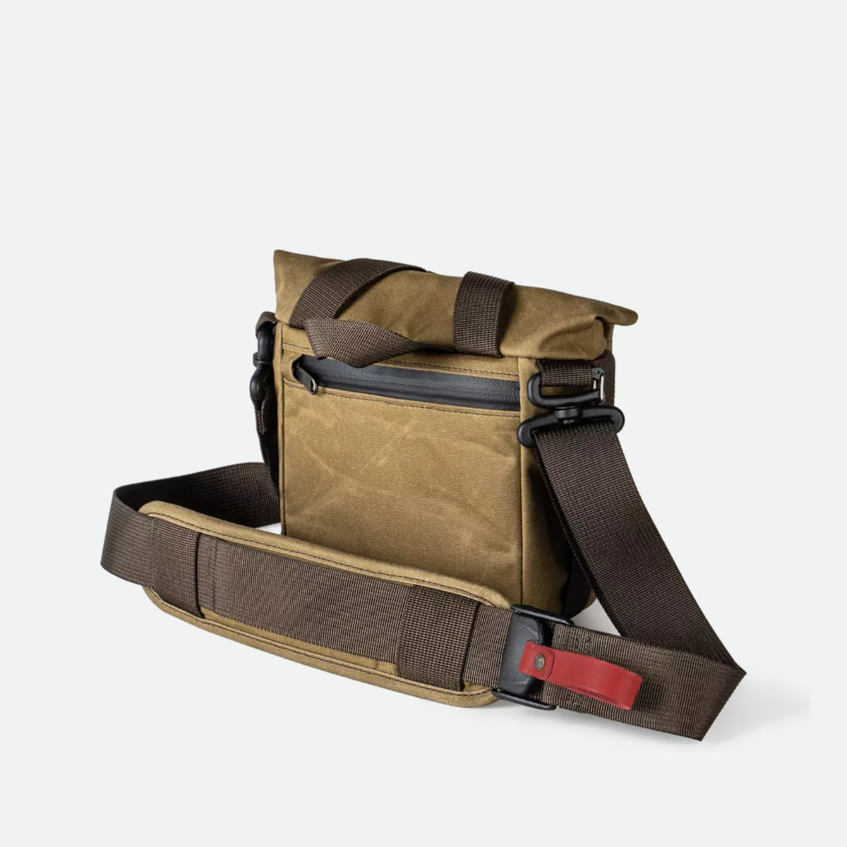 "Pilot" Travel Camera Bag 2L Upgraded - Khaki Brown Canvas