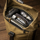 Wotancraft "Pilot" Travel Camera Bag 3.5L Upgraded - Khaki Brown Canvas