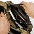 Wotancraft "Pilot" Travel Camera Bag 7L Upgraded - Khaki Brown Canvas