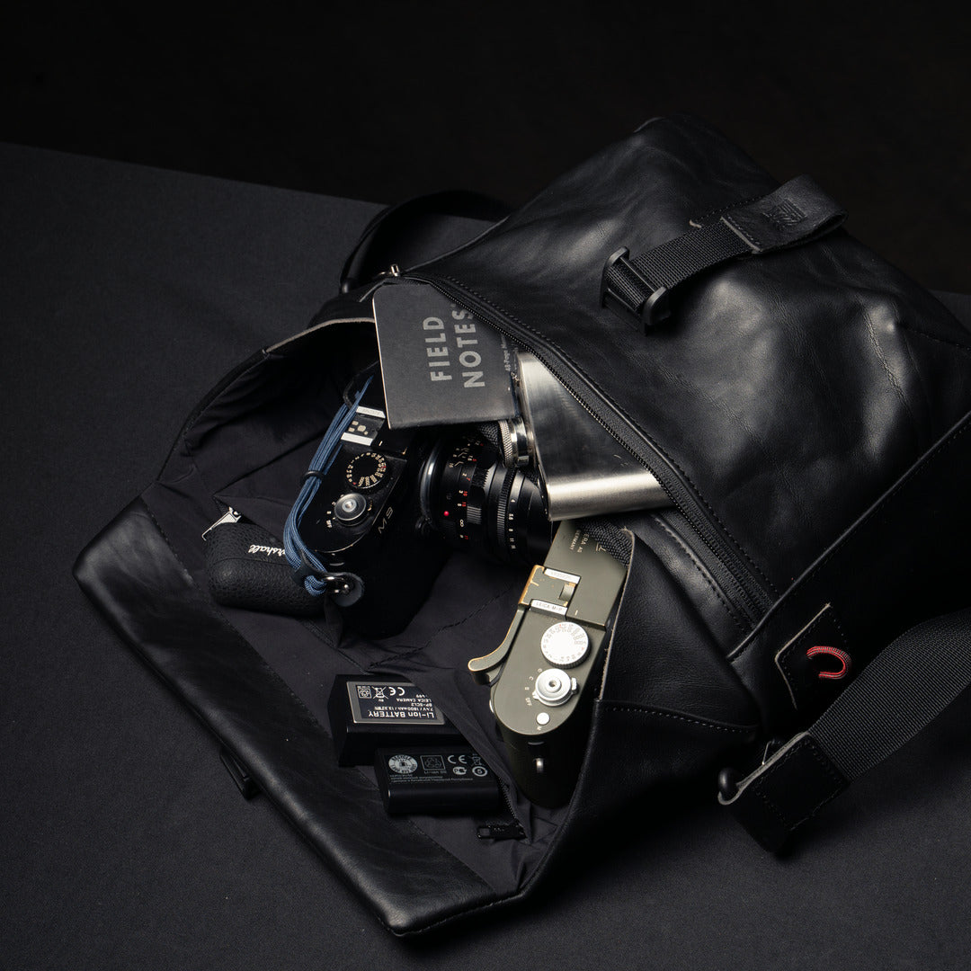 Wotancraft “Pilot” Leather Travel Camera Bag 7L Upgraded
