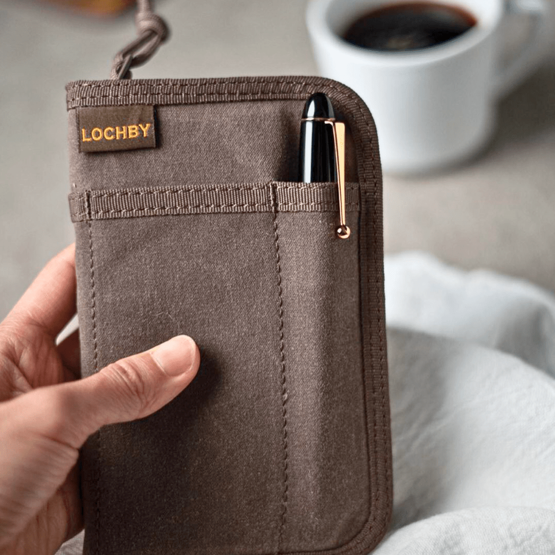 Lochby Pocket Journal - Brown - Lifestyle Image