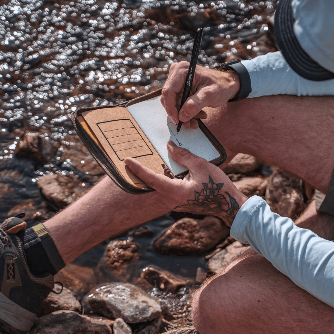 Lochby Pocket Journal - Brown - Lifestyle Image