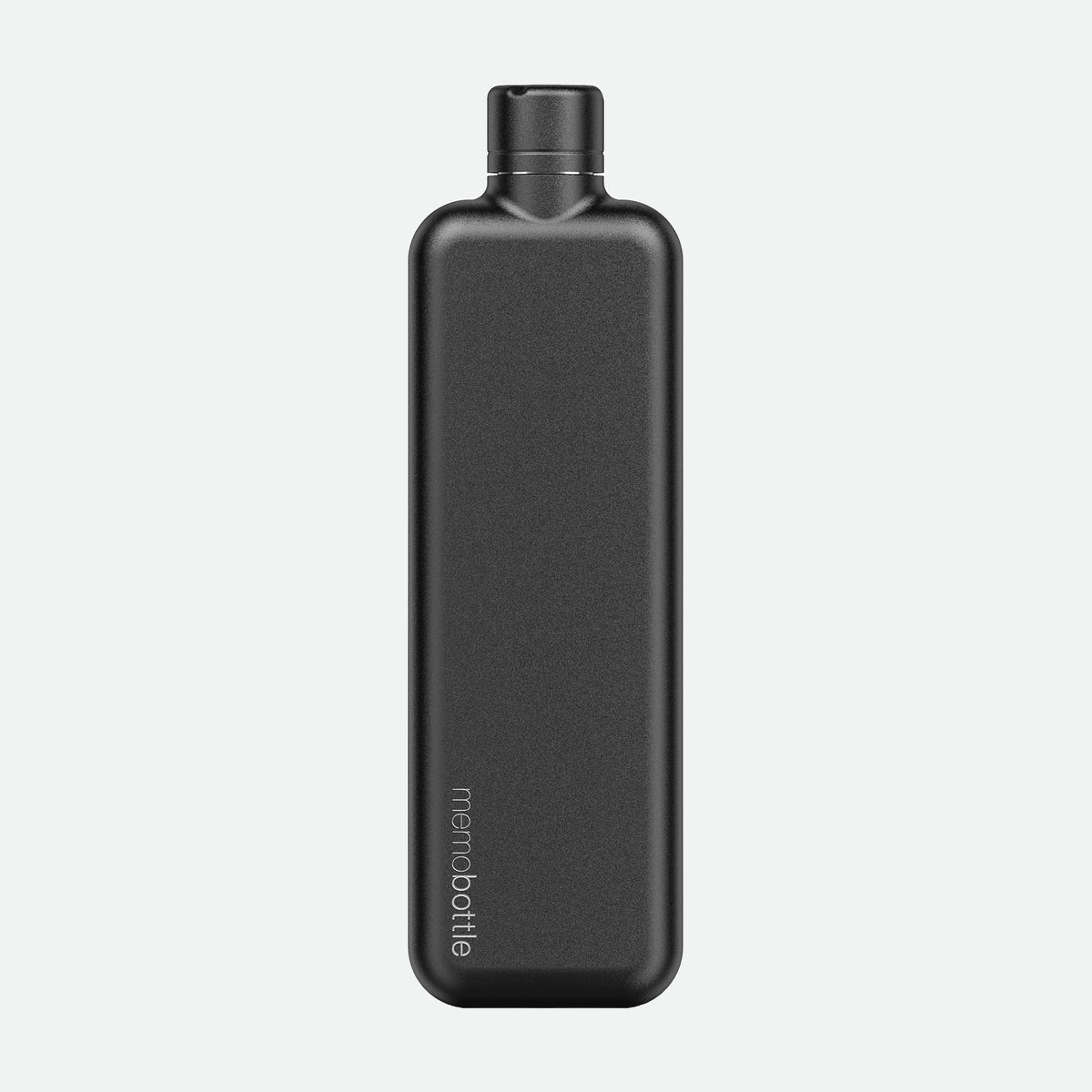 Slim Stainless Steel memobottle - Black