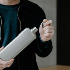 Slim Stainless Steel memobottle - Satin - Lifestyle image