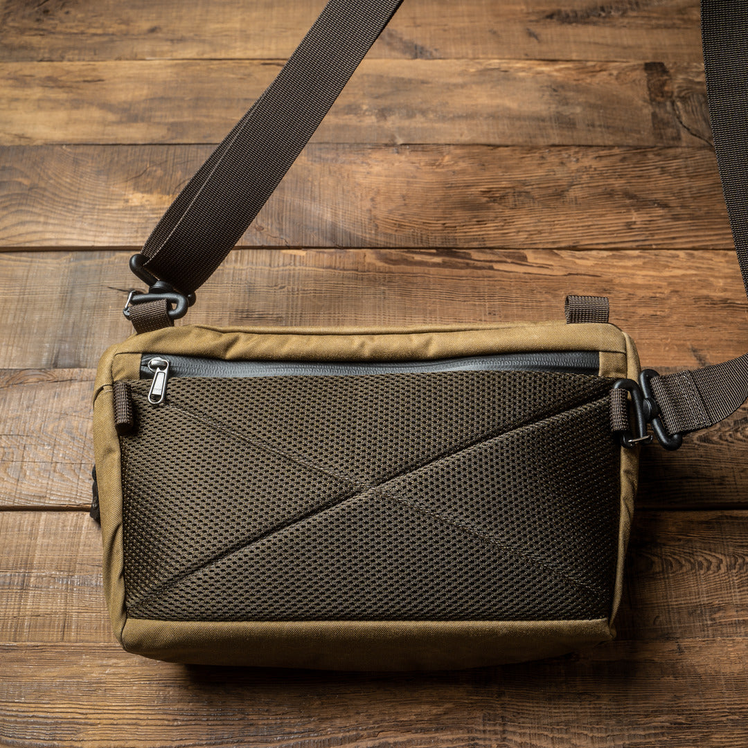 Wotancraft Sling Pouch 3.5L Upgrade - Khaki Brown Canvas