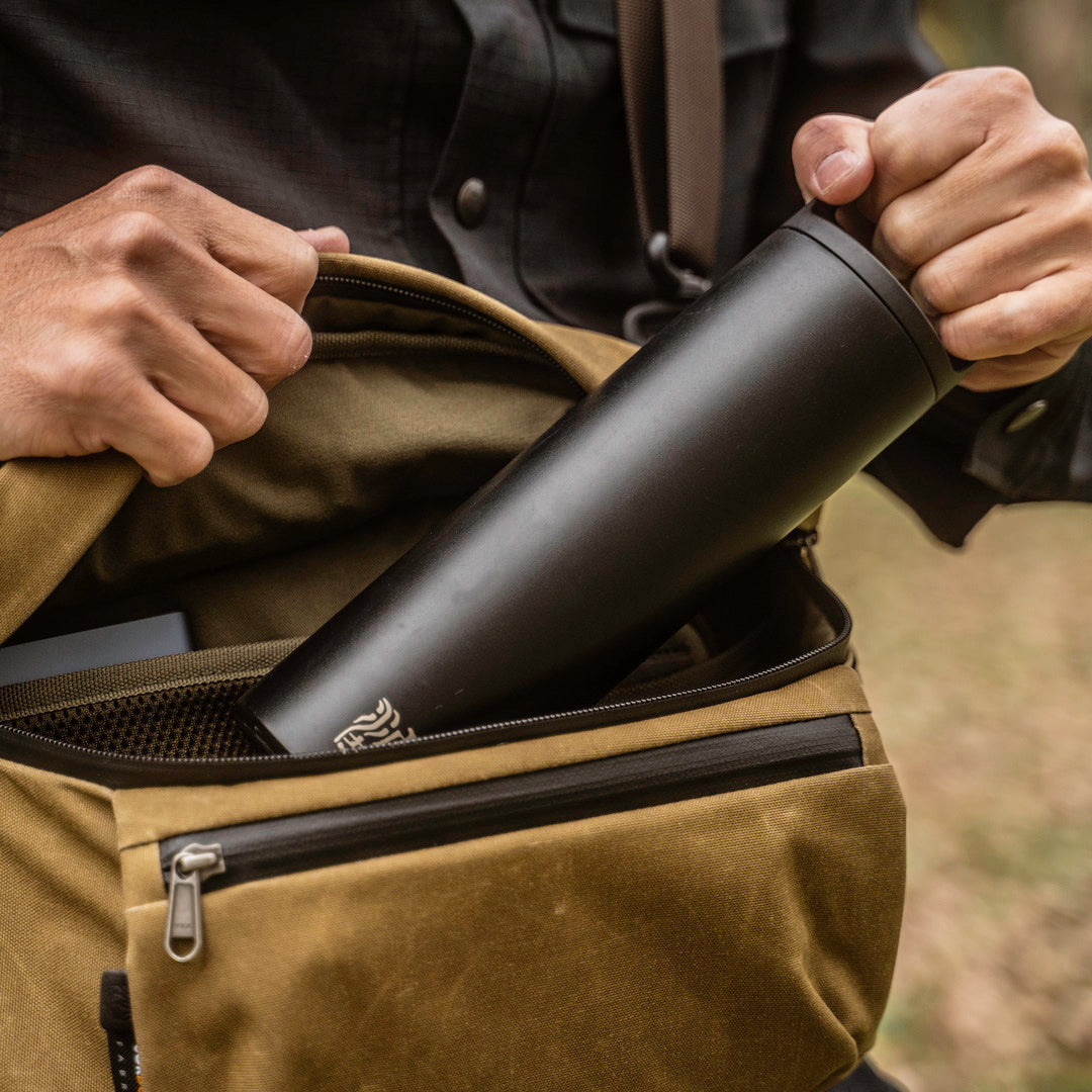 Wotancraft Sling Pouch 3.5L Upgrade - Khaki Brown Canvas