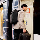 Bellroy Venture Travel Pack 26L - Jet Black (Leather Free) - Lifestyle Image