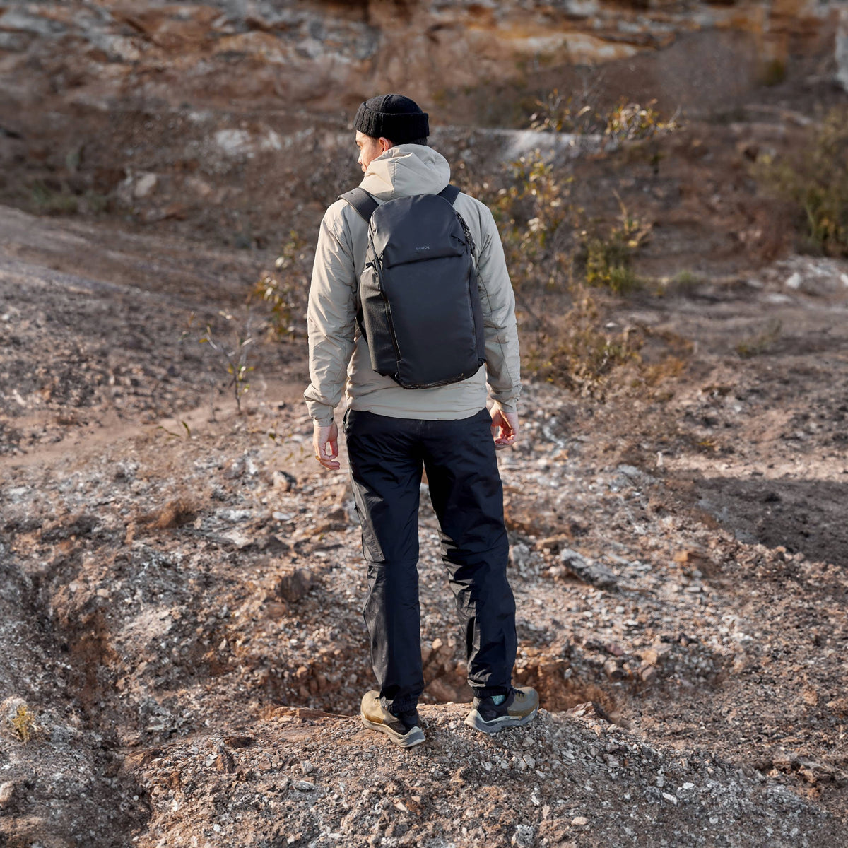 Bellroy Venture Travel Pack 26L - Jet Black (Leather Free) - Lifestyle Image
