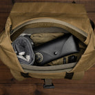 Wotancraft "New Pilot" Travel Camera Backpack 18L - Khaki Brown Canvas