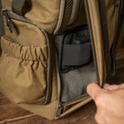 Wotancraft "New Pilot" Travel Camera Backpack 18L - Khaki Brown Canvas