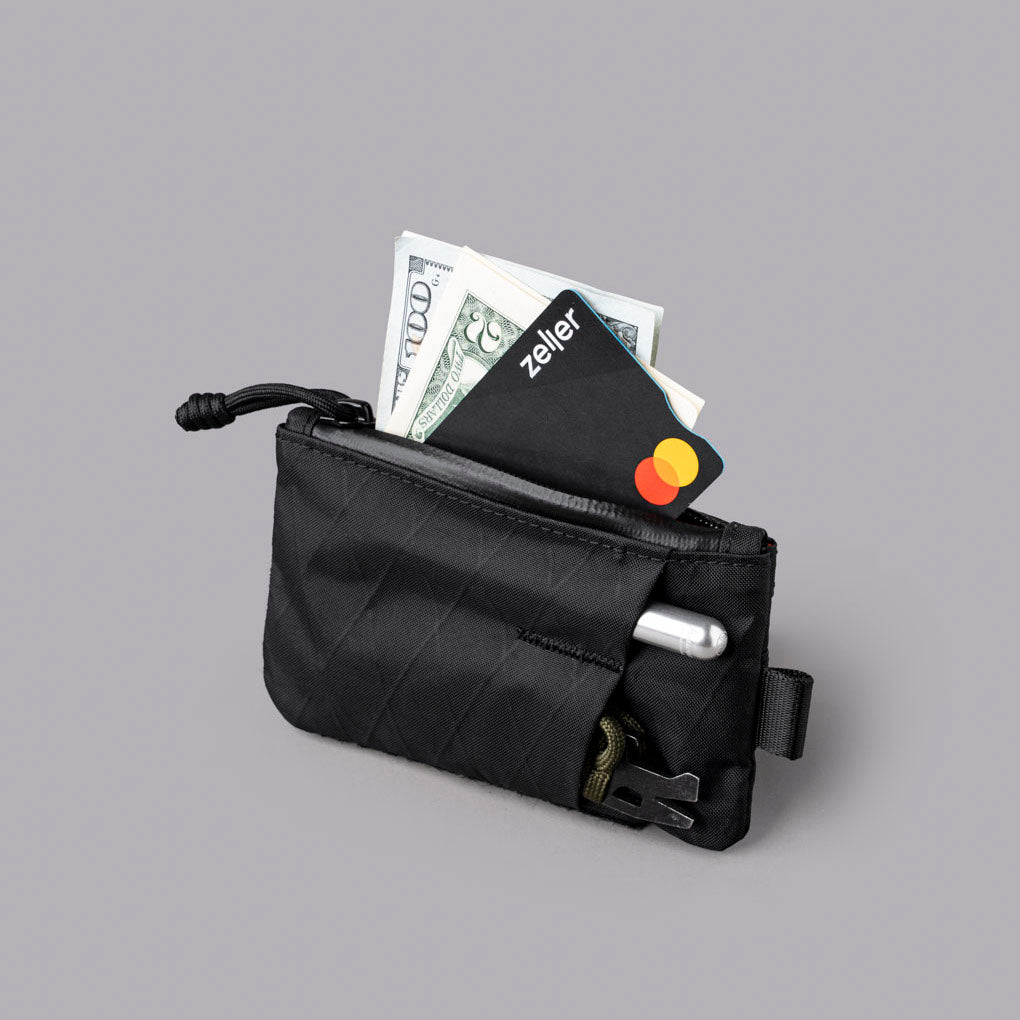 Alpaka Gear Zip Pouch Pro - Hook & Loop - X-Pac® VX21 Black